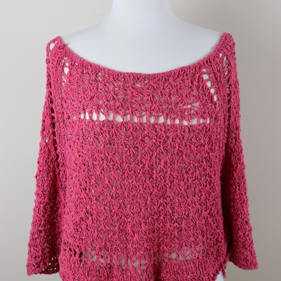 Free People Coral Knit Topper Size Small - Picture 8 of 8